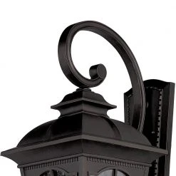 Briarwood 3-Light Black Outdoor Wall Light Sconce Lantern with Water Glass by Bel Air Lighting -GlowNest Shop black bel air lighting outdoor sconces 5420 bk c3 1000