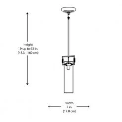 1-Light Black Hanging Mini Kitchen Pendant Light with Clear Glass Shade by Bel Air Lighting -GlowNest Shop black bel air lighting pendant lights pnd 2155 bk 77 1000