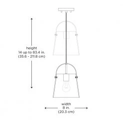 Curry 1-Light Black Lantern Hanging Mini Kitchen Pendant Light with Clear Glass Shade by Bel Air Lighting -GlowNest Shop black bel air lighting pendant lights pnd 2175 bk 77 1000