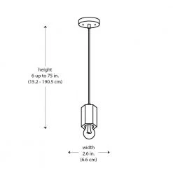 Placerville 1-Light Black Hanging Mini Kitchen Pendant Light by Bel Air Lighting -GlowNest Shop black bel air lighting pendant lights pnd 2177 bk 77 1000