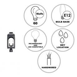 Presence 2-Light Black Outdoor Lamp Post Lantern Mount with Clear Glass by Bel Air Lighting -GlowNest Shop black bel air lighting post lanterns 51284 bk 40 1000