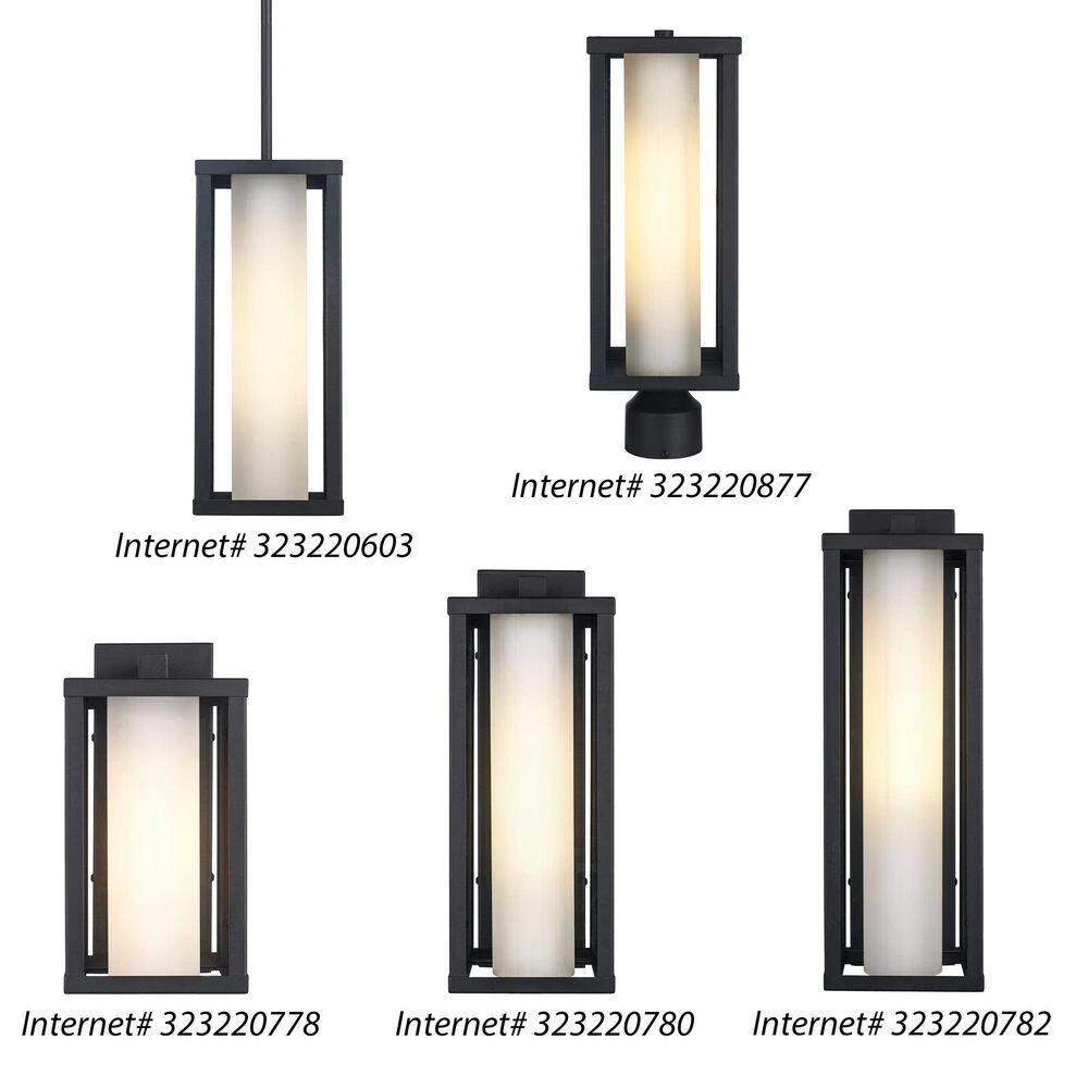 Adler 1-Light Black Metal Hardwired Outdoor Weather Resistant Post Light with No Bulbs Included by Bel Air Lighting 7 Adler 1-Light Black Metal Hardwired Outdoor Weather Resistant Post Light with No Bulbs Included by Bel Air Lighting - Image 5