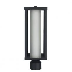 Adler 1-Light Black Metal Hardwired Outdoor Weather Resistant Post Light with No Bulbs Included by Bel Air Lighting 17 Adler 1-Light Black Metal Hardwired Outdoor Weather Resistant Post Light with No Bulbs Included by Bel Air Lighting -GlowNest Shop black bel air lighting post lanterns 51463 bk 4f 1000