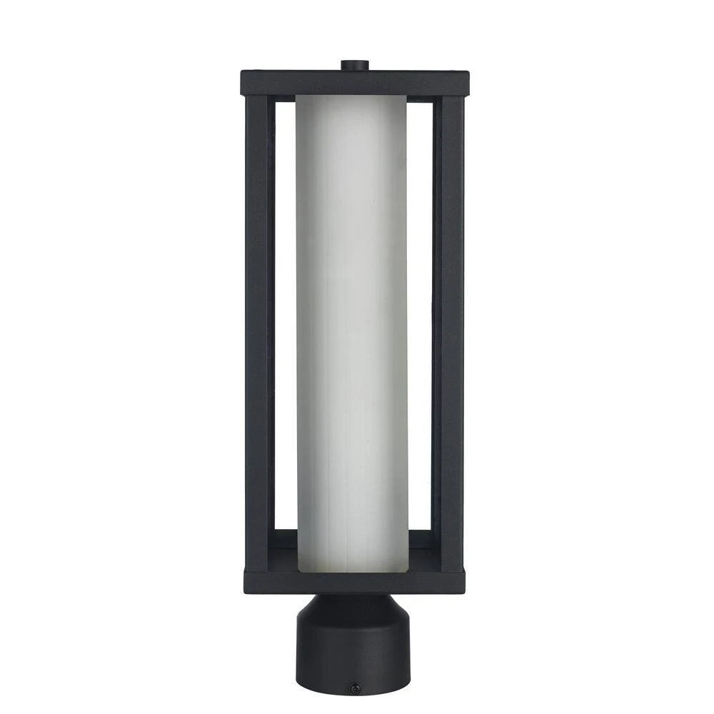 Adler 1-Light Black Metal Hardwired Outdoor Weather Resistant Post Light with No Bulbs Included by Bel Air Lighting 10 Adler 1-Light Black Metal Hardwired Outdoor Weather Resistant Post Light with No Bulbs Included by Bel Air Lighting - Image 8