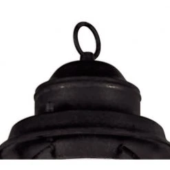 Catalina 10 in. 1-Light Black Outdoor Lamp Post Lantern Mount with Seeded Glass by Bel Air Lighting -GlowNest Shop black bel air lighting post lanterns 69905 bk c3 1000