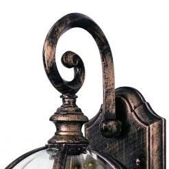 Wentworth 1-Light Small Black Copper Outdoor Wall Light Sconce Lantern with Clear Glass by Bel Air Lighting -GlowNest Shop black copper bel air lighting outdoor sconces 4181 bc 4f 1000