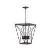 4-Light Bronze Caged Hanging Kitchen Pendant Light with Metal Shade by Bel Air Lighting -GlowNest Shop bronze bel air lighting chandeliers 11224 rob 64 1000