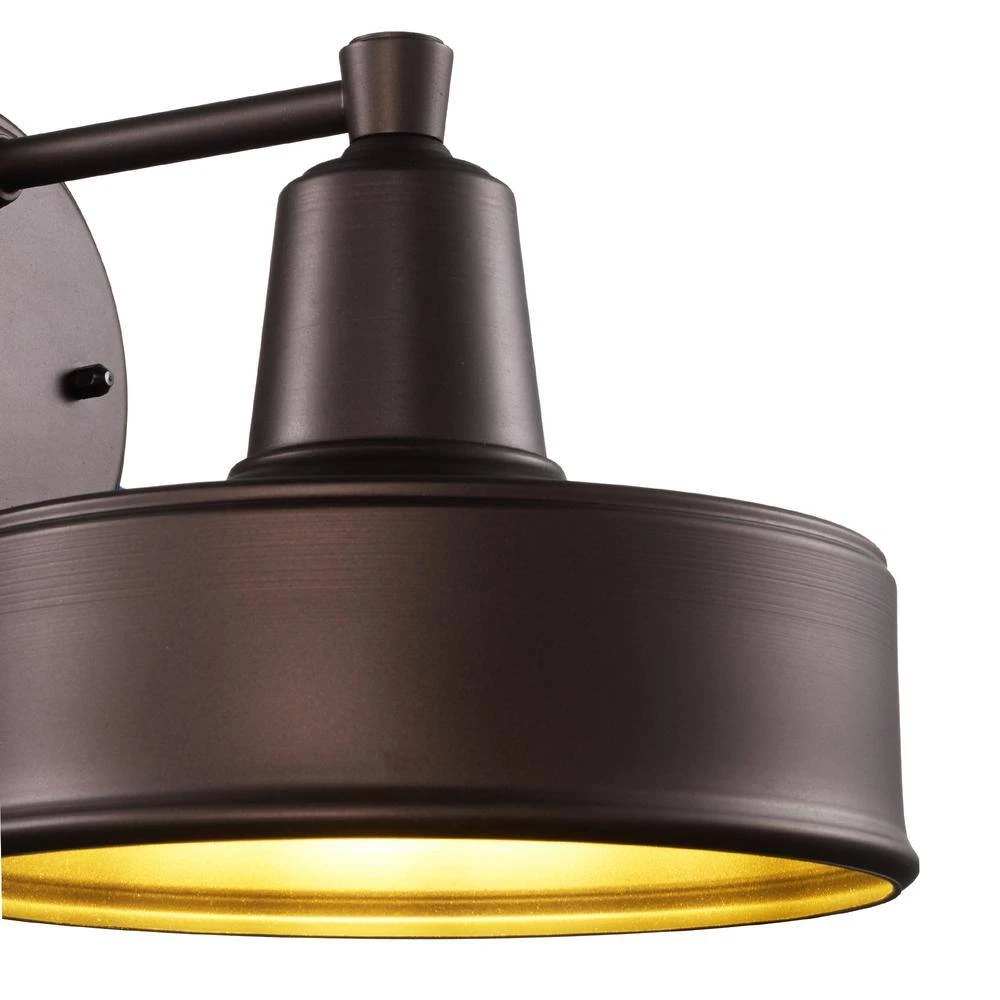 Channing 1-Light Medium Bronze Barn Farmhouse Outdoor Wall Light Sconce with Metal Shade by Bel Air Lighting 10 Channing 1-Light Medium Bronze Barn Farmhouse Outdoor Wall Light Sconce with Metal Shade by Bel Air Lighting - Image 8