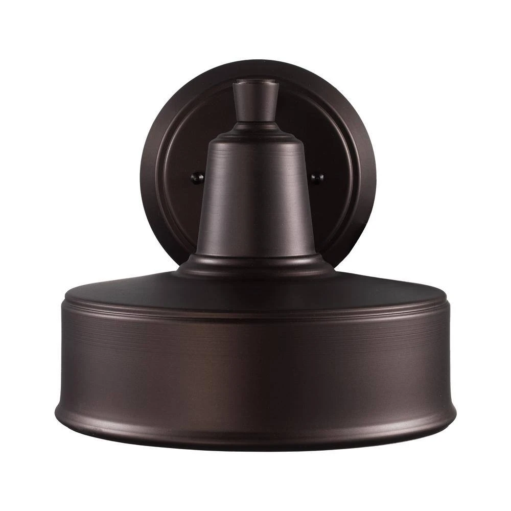 Channing 1-Light Medium Bronze Barn Farmhouse Outdoor Wall Light Sconce with Metal Shade by Bel Air Lighting 9 Channing 1-Light Medium Bronze Barn Farmhouse Outdoor Wall Light Sconce with Metal Shade by Bel Air Lighting - Image 7