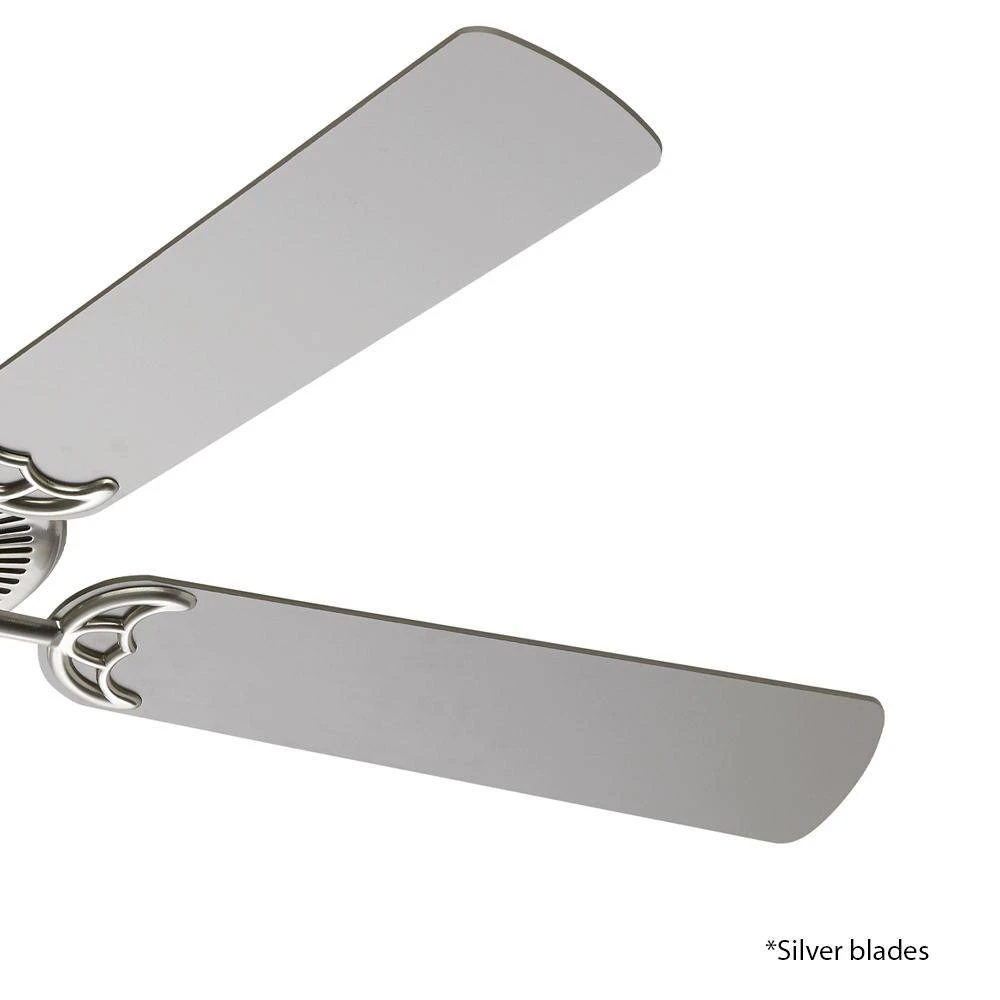 Seltzer 52 In. Indoor Brushed Nickel Ceiling Fan with 5 Reversible Blades by Bel Air Lighting 7 Seltzer 52 In. Indoor Brushed Nickel Ceiling Fan with 5 Reversible Blades by Bel Air Lighting - Image 5