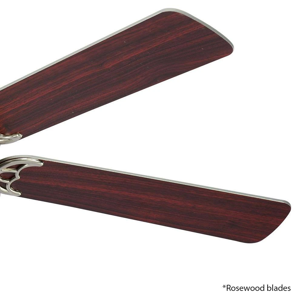 Seltzer 52 In. Indoor Brushed Nickel Ceiling Fan with 5 Reversible Blades by Bel Air Lighting 6 Seltzer 52 In. Indoor Brushed Nickel Ceiling Fan with 5 Reversible Blades by Bel Air Lighting - Image 4