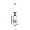 Hillcrest 12 in. 4-Light Brushed Nickel Traditional Hanging Kitchen Pendant Light with Metal Shade by Bel Air Lighting 1 Hillcrest 12 in. 4-Light Brushed Nickel Traditional Hanging Kitchen Pendant Light with Metal Shade by Bel Air Lighting -GlowNest Shop brushed nickel bel air lighting chandeliers 11214 bn 64 1000