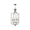 Hillcrest 16 in. 4-Light Brushed Nickel Traditional Hanging Kitchen Pendant Light with Metal Shade by Bel Air Lighting 2 Hillcrest 16 in. 4-Light Brushed Nickel Traditional Hanging Kitchen Pendant Light with Metal Shade by Bel Air Lighting -GlowNest Shop brushed nickel bel air lighting chandeliers 11216 bn 64 1000