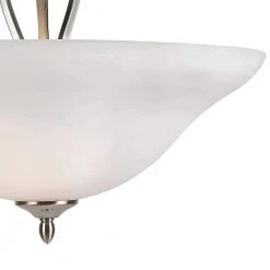 Glasswood 3-Light Brushed Nickel Hanging Kitchen Pendant Light with White Frost Glass Shade by Bel Air Lighting 10 Glasswood 3-Light Brushed Nickel Hanging Kitchen Pendant Light with White Frost Glass Shade by Bel Air Lighting -GlowNest Shop brushed nickel bel air lighting chandeliers 8163 bn c3 1000