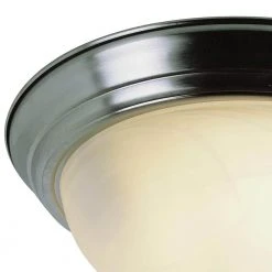 Browns 15 in. 3-Light Brushed Nickel Flush Mount Kitchen Ceiling Light Fixture with White Marbleized Glass Shade by Bel Air Lighting 8 Browns 15 in. 3-Light Brushed Nickel Flush Mount Kitchen Ceiling Light Fixture with White Marbleized Glass Shade by Bel Air Lighting -GlowNest Shop brushed nickel bel air lighting flush mount lights 13619 bn c3 1000