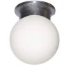 Dash 6 in. 1-Light Brushed Nickel Flush Mount Kitchen Ceiling Light Fixture with Opal Glass by Bel Air Lighting -GlowNest Shop brushed nickel bel air lighting flush mount lights 3606 bn 64 1000