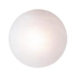 Dash 8 in. 1-Light Brushed Nickel Flush Mount Kitchen Ceiling Light Fixture with Marbleized Glass by Bel Air Lighting -GlowNest Shop brushed nickel bel air lighting flush mount lights 3619 bn c3 1000