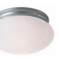 Dash 10 in. 2-Light Brushed Nickel Flush Mount Kitchen Ceiling Light Fixture with Marbleized Glass by Bel Air Lighting -GlowNest Shop brushed nickel bel air lighting flush mount lights 3621 bn c3 1000