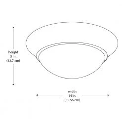 Athena 14 in. 2-Light Brushed Nickel Flush Mount Kitchen Ceiling Light Fixture with Marbleized Glass by Bel Air Lighting -GlowNest Shop brushed nickel bel air lighting flush mount lights 57701 bn 4f 1000