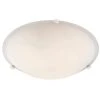 Cullen 20 in. 4-Light Brushed Nickel Flush Mount Kitchen Ceiling Light Fixture with Frosted Glass Shade by Bel Air Lighting 1 Cullen 20 in. 4-Light Brushed Nickel Flush Mount Kitchen Ceiling Light Fixture with Frosted Glass Shade by Bel Air Lighting -GlowNest Shop brushed nickel bel air lighting flush mount lights 58708 bn 64 1000