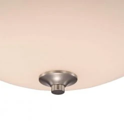 15 in. 24-Watt Equivalent Brushed Nickel Integrated LED Flush Mount Kitchen Ceiling Light Fixture by Bel Air Lighting -GlowNest Shop brushed nickel bel air lighting flush mount lights led 30081 bn c3 1000