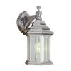 Cumberland 1-Light Brushed Nickel Outdoor Wall Light Coach Lantern with Clear Glass by Bel Air Lighting 2 Cumberland 1-Light Brushed Nickel Outdoor Wall Light Coach Lantern with Clear Glass by Bel Air Lighting -GlowNest Shop brushed nickel bel air lighting outdoor sconces 4349 bn 64 1000