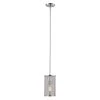 Mesh 1-Light Brushed Nickel Hanging Mini Kitchen Pendant Light with Metal Shade by Bel Air Lighting -GlowNest Shop brushed nickel bel air lighting pendant lights 10221 bn 64 1000