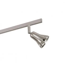 Renew 2.3 ft. 3-Light Brushed Nickel Track Lighting Kit by Bel Air Lighting -GlowNest Shop brushed nickel bel air lighting track lighting kits w 493 bn 4f 1000