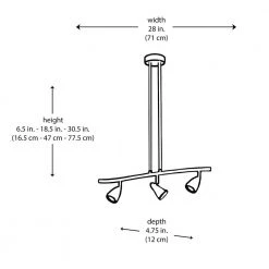 Renew 2.3 ft. 3-Light Brushed Nickel Track Lighting Kit by Bel Air Lighting -GlowNest Shop brushed nickel bel air lighting track lighting kits w 493 bn 77 1000