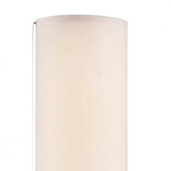 Jasper 30-Watt Brushed Nickel Integrated LED Wall Sconce Light Fixture with Round Frosted Glass by Bel Air Lighting -GlowNest Shop brushed nickel bel air lighting vanity lighting 21371 bn 1f 1000