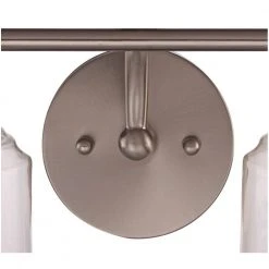 Agoura 14.25 in. 2-Light Brushed Nickel Bathroom Vanity Light Fixture with Clear Glass Shades by Bel Air Lighting 10 Agoura 14.25 in. 2-Light Brushed Nickel Bathroom Vanity Light Fixture with Clear Glass Shades by Bel Air Lighting -GlowNest Shop brushed nickel bel air lighting vanity lighting 22062 bn c3 1000