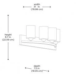 Moonlight 31 in. 4-Light Brushed Nickel Bathroom Vanity Light Fixture with Frosted Glass by Bel Air Lighting 13 Moonlight 31 in. 4-Light Brushed Nickel Bathroom Vanity Light Fixture with Frosted Glass by Bel Air Lighting -GlowNest Shop brushed nickel bel air lighting vanity lighting 22284 bn a0 1000