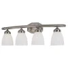 Ashlea 4-Light Brushed Nickel Bathroom Vanity Light Fixture with Frosted Glass Shades by Bel Air Lighting -GlowNest Shop brushed nickel bel air lighting vanity lighting 2514 bn 64 1000