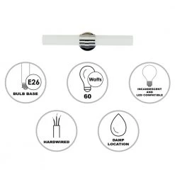 Fusion 20.5 in. 2-Light Brushed Nickel Bathroom Vanity Light Fixture with Frosted Glass by Bel Air Lighting 10 Fusion 20.5 in. 2-Light Brushed Nickel Bathroom Vanity Light Fixture with Frosted Glass by Bel Air Lighting -GlowNest Shop brushed nickel bel air lighting vanity lighting 2910 bn 1d 1000