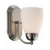 Clayton 1-Light Brushed Nickel Wall Sconce Light Fixture by Bel Air Lighting 2 Clayton 1-Light Brushed Nickel Wall Sconce Light Fixture by Bel Air Lighting -GlowNest Shop brushed nickel bel air lighting wall sconces 3501 1 bn 64 1000