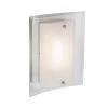 Miami 1-Light Brushed Nickel CFL Wall Sconce Light Fixture with Frosted Glass Shade by Bel Air Lighting 2 Miami 1-Light Brushed Nickel CFL Wall Sconce Light Fixture with Frosted Glass Shade by Bel Air Lighting -GlowNest Shop brushed nickel bel air lighting wall sconces mdn 1027 64 1000