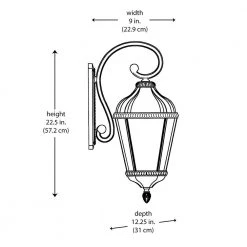 Covington 2-Light Burnished Rust Outdoor Wall Light Sconce Lantern with Clear Glass by Bel Air Lighting -GlowNest Shop burnished rust bel air lighting outdoor sconces 5150 brt 40 1000