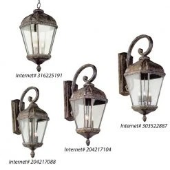 Covington 3-Light Burnished Rust Outdoor Wall Light Sconce Lantern with Clear Glass by Bel Air Lighting -GlowNest Shop burnished rust bel air lighting outdoor sconces 5151 brt a0 1000