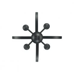 Hillcrest 16 in. 4-Light Matte Black Traditional Hanging Kitchen Pendant Light with Metal Shade by Bel Air Lighting -GlowNest Shop matte black bel air lighting chandeliers 11216 mb 1d 1000