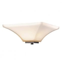 Cameo 13.25 in. 2-Light Oil Rubbed Bronze Flush Mount Kitchen Ceiling Light Fixture with Frosted Glass Shade by Bel Air Lighting