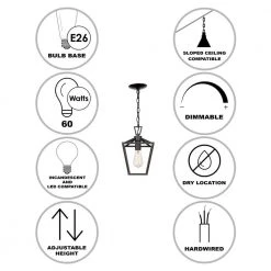 Lacey 1-Light Oil Rubbed Bronze Hanging Mini Kitchen Pendant Light with Metal Shade by Bel Air Lighting -GlowNest Shop oil rubbed bronze bel air lighting pendant lights 10264 1 rob 40 1000