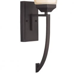 Cameo 1-Light Oil Rubbed Bronze Wall Sconce Light Fixture with Frosted Glass Shade by Bel Air Lighting 9 Cameo 1-Light Oil Rubbed Bronze Wall Sconce Light Fixture with Frosted Glass Shade by Bel Air Lighting -GlowNest Shop oil rubbed bronze bel air lighting vanity lighting 70641 rob c3 1000