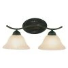 Hollyslope 2-Light Oil Rubbed Bronze Bathroom Vanity Light Fixture with Marbleized Glass Shades by Bel Air Lighting -GlowNest Shop oiled bronze bel air lighting vanity lighting 2826 rob 64 1000
