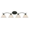Hollyslope 4-Light Oil Rubbed Bronze Bathroom Vanity Light Fixture with Marbleized Glass Shades by Bel Air Lighting -GlowNest Shop oiled bronze bel air lighting vanity lighting 2828 rob 64 1000