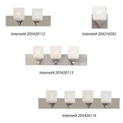 Edwards 18.25 in. 2-Light Pewter Bathroom Vanity Light Fixture with Frosted Glass Shades by Bel Air Lighting -GlowNest Shop pewter bel air lighting vanity lighting 2802 pw a0 1000