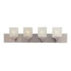 Edwards 30 in. 4-Light Pewter Bathroom Vanity Light Fixture with Frosted Glass Shades by Bel Air Lighting -GlowNest Shop pewter bel air lighting vanity lighting 2804 pw 64 1000