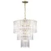 Tranquility 9-Light Polished Brass Tiered Chandelier for Dining Room with Beveled Acrylic Crystal Shade by Bel Air Lighting 2 Tranquility 9-Light Polished Brass Tiered Chandelier for Dining Room with Beveled Acrylic Crystal Shade by Bel Air Lighting -GlowNest Shop polished brass bel air lighting chandeliers 9647 pb 64 1000
