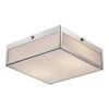 Montgomery 10 in. Polished Chrome Integrated LED Flush Mount Kitchen Ceiling Light Fixture with Acrylic Shade by Bel Air Lighting