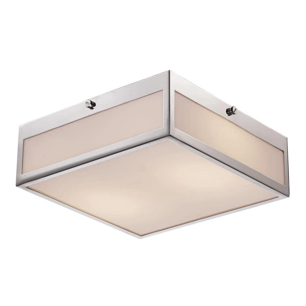 Montgomery 10 in. Polished Chrome Integrated LED Flush Mount Kitchen Ceiling Light Fixture with Acrylic Shade by Bel Air Lighting 3 Montgomery 10 in. Polished Chrome Integrated LED Flush Mount Kitchen Ceiling Light Fixture with Acrylic Shade by Bel Air Lighting