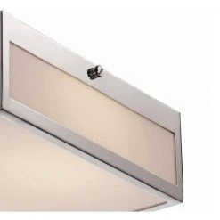 Montgomery 12 in. Polished Chrome Integrated LED Flush Mount Kitchen Ceiling Light Fixture with Acrylic Shade by Bel Air Lighting -GlowNest Shop polished chrome bel air lighting flush mount lights led 30066 pc c3 1000